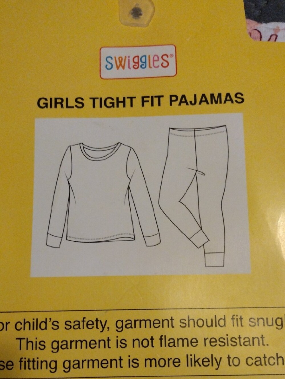 Swiggles Baby Girls Pink Cloud & Elephant Tight Fit Pajama Set - Picture 7 of 9